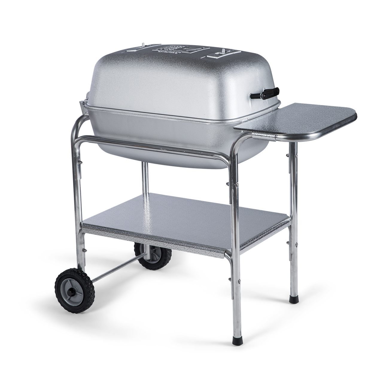 PK Grills the Original PK Grill and Smoker Silver Side View