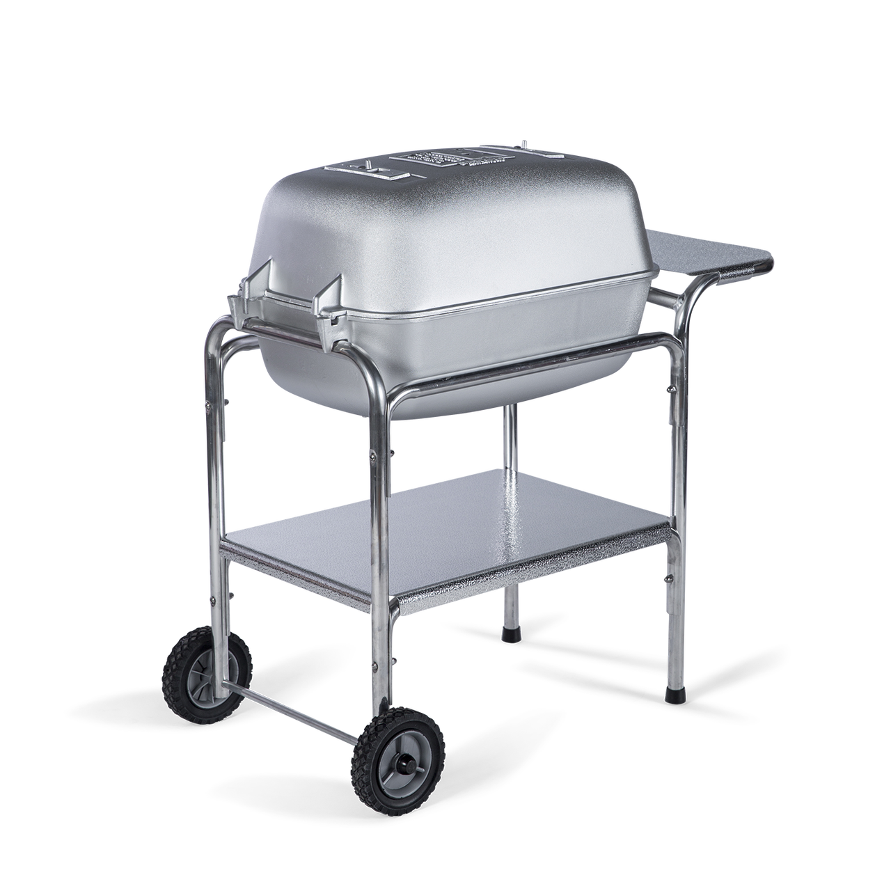 PK Grills the Original PK Grill and Smoker Silver Back View