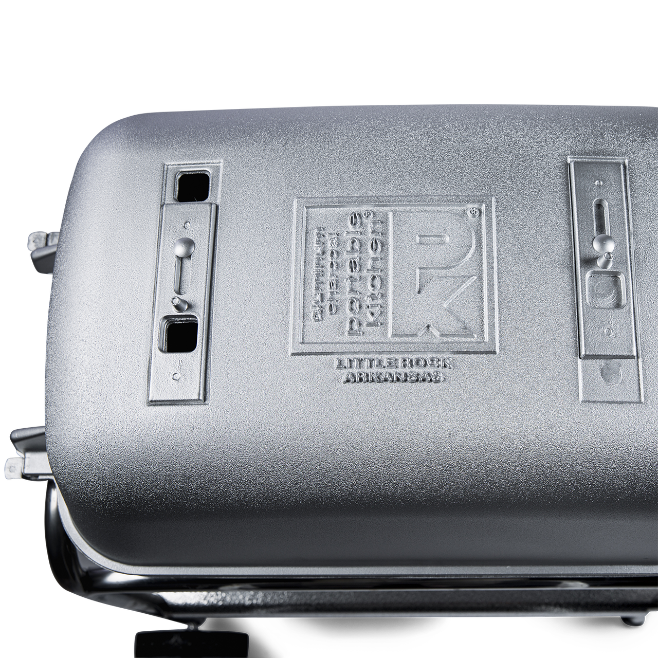 PK Grills the Original PK Grill and Smoker Silver Top with Logo and Hole