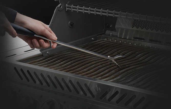 Napoleon Stainless Steel Grid Scraper Used in Cleaning the Grill