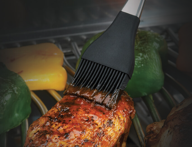 Napoleon Silicone Basting Brush Lifestyle Basting Chicken