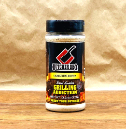 Butcher BBQ Grilling Addiction Dry Rub Seasoning Lifestyle on the Table