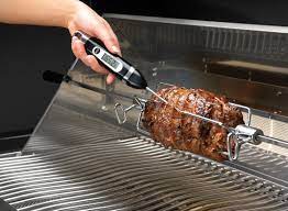 Napoleon Digital Thermometer Used on a Steak