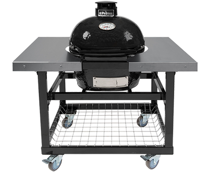 Primo Grills Junior Kamado Grill Charcoal with Cart 