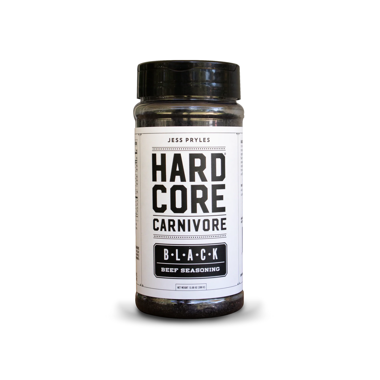 Hardcore Carnivore Black Shaker Jar