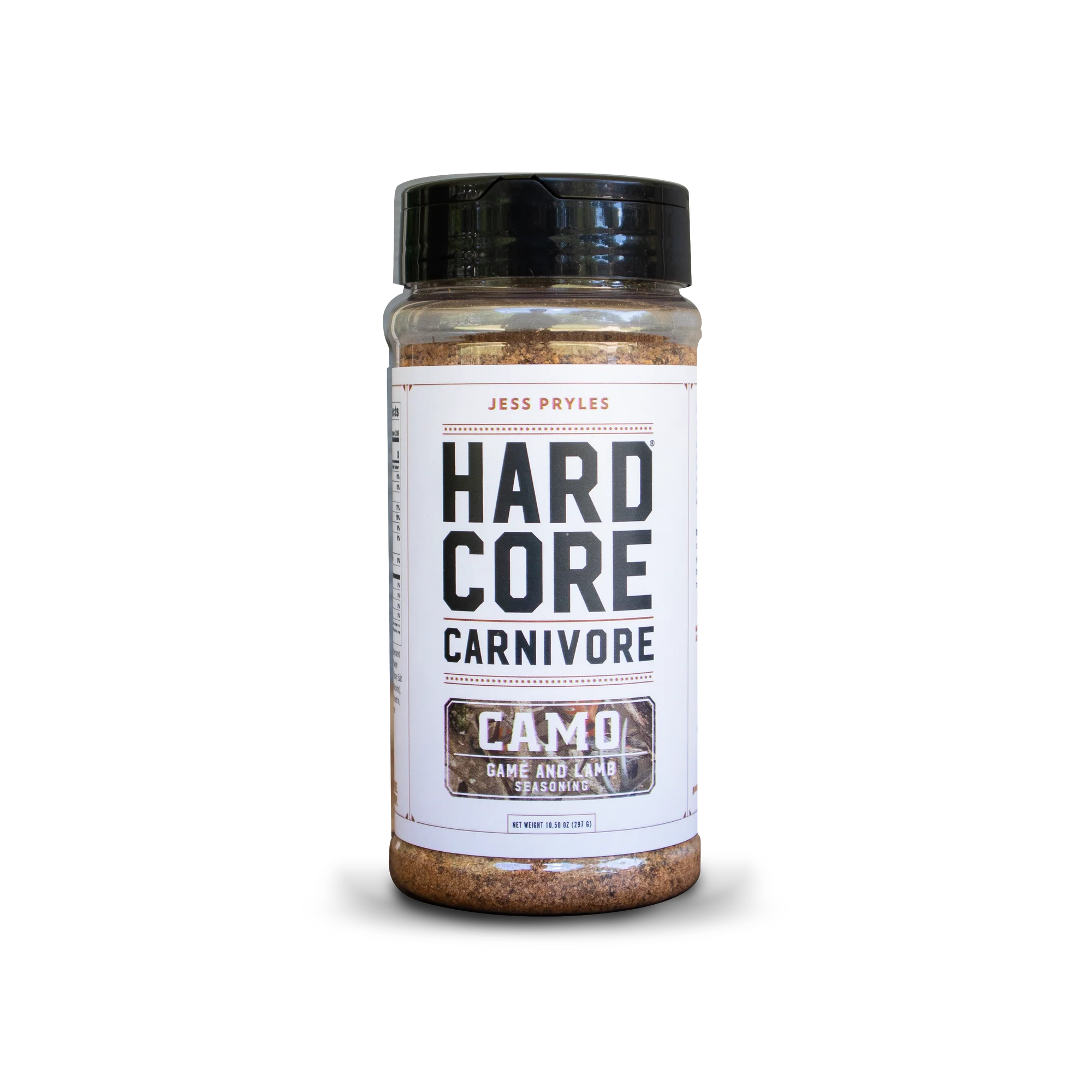 Hardcore Carnivore  Shaker Jar Camo Game and Lamb Seasoning