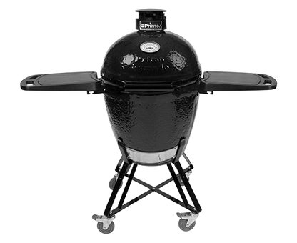 Primo Grills Round Charcoal Kamado Grill Front View with Stand