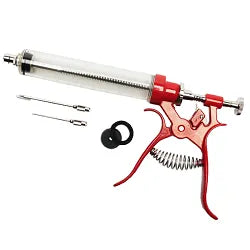 Butcher BBQ Pistol Grip Gourmet Meat Marinade Injector