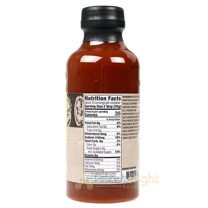 Traeger WhistlePig Whiskey Hog BBQ Sauce Nutrition Facts