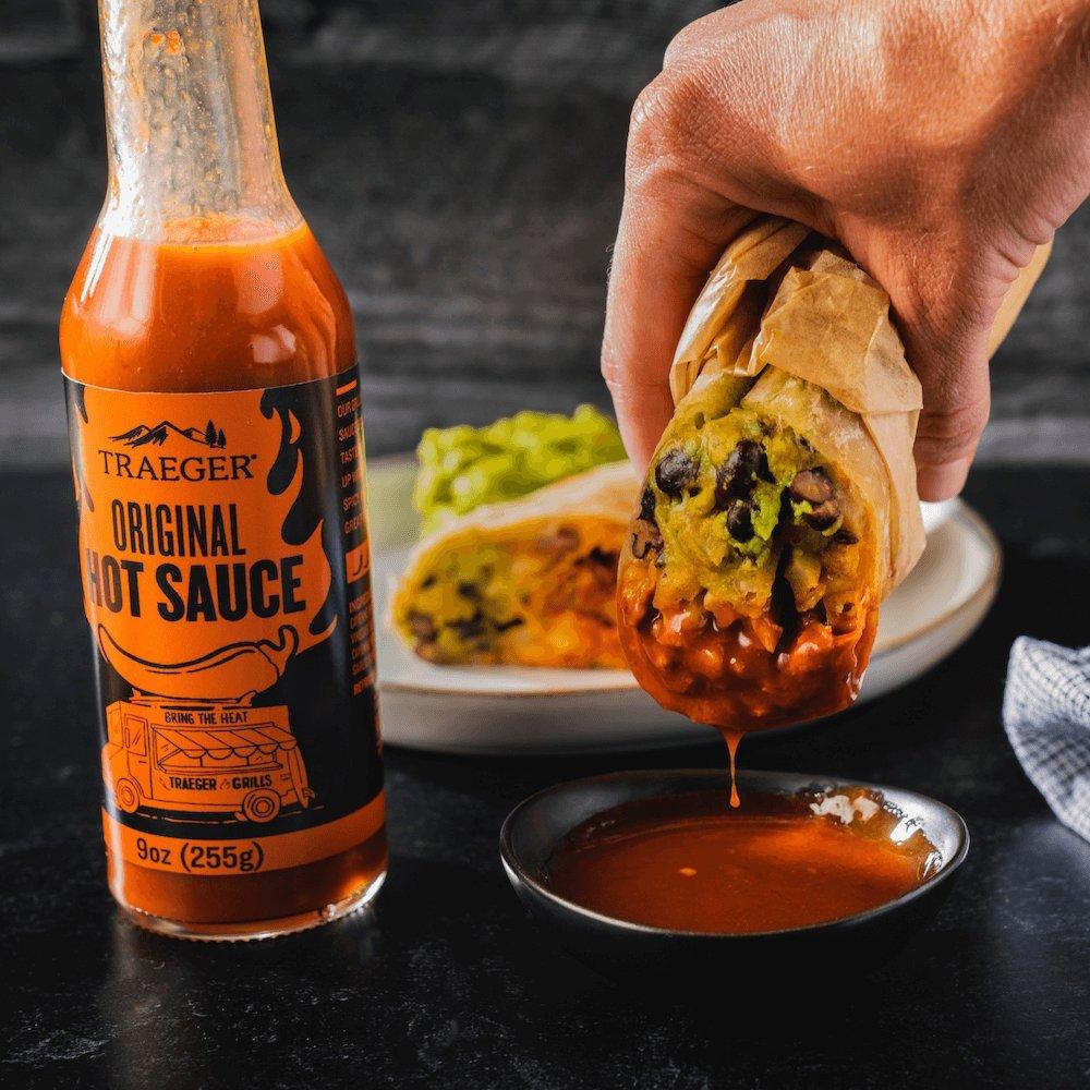 Traeger Original Hot Sauce Lifestyle Burrito Dip
