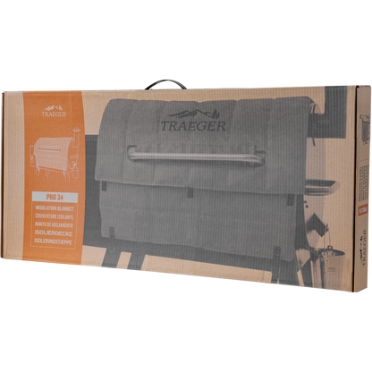 Traeger Insulation Blanket Pro 34 Front View of the Box