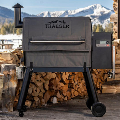 Traeger Insulation Blanket Pro 780 Lifestyle Placed Outside 