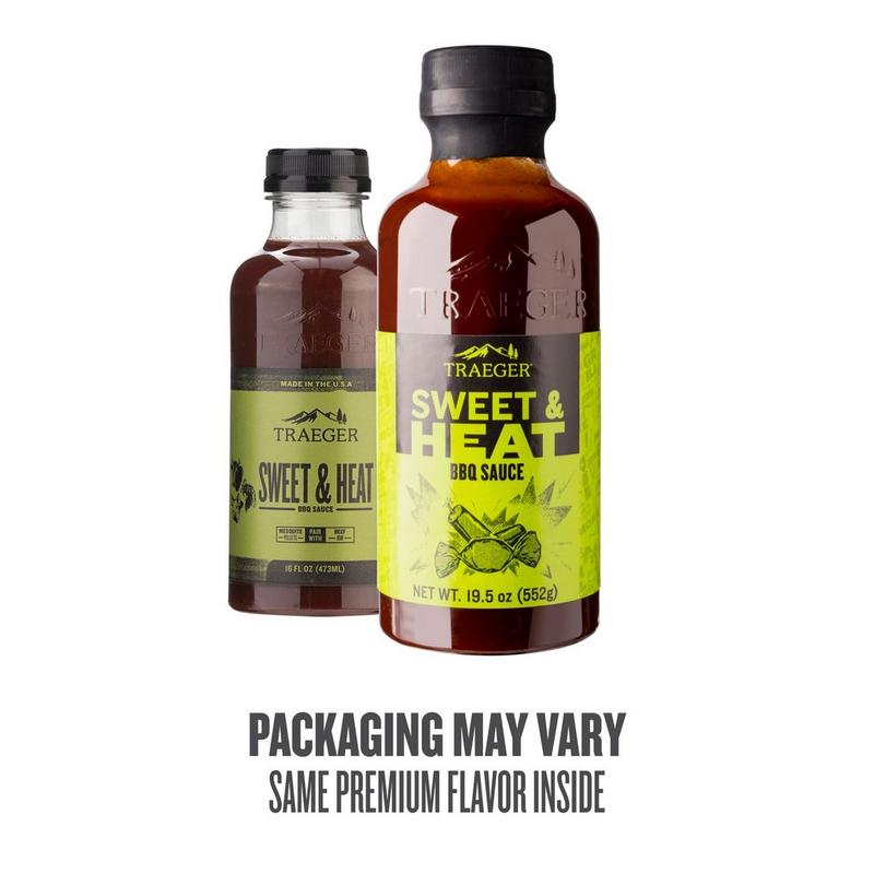 Traeger Sweet and Heat BBQ Sauce Two Packaging