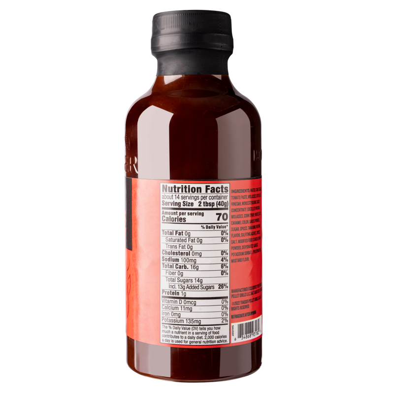 Traeger Texas Spicy BBQ Sauce Nutrition Facts