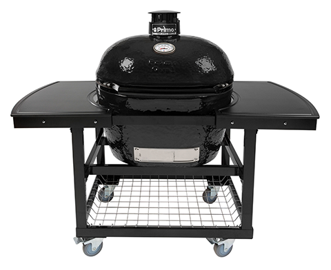 Primo Grills X-Large Charcoal Kamado Grill with Car